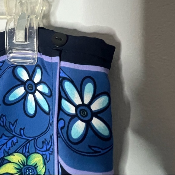 Vintage Notations Clothing Floral Overlay Midi Skirt Medium - Picture 4 of 7